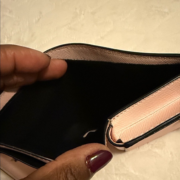 Pink Polka Dot Wristlet Wallet - Picture 9 of 14